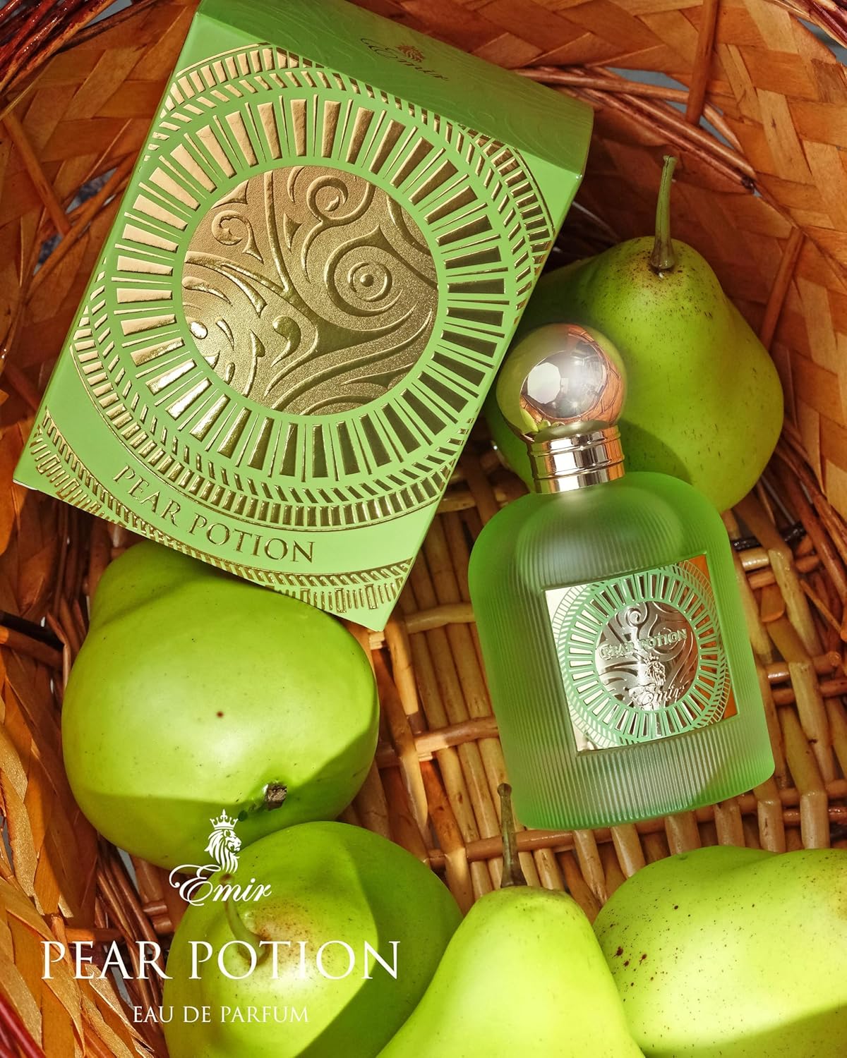Paris Corner Pear Potion EDP 100ml Oz | Perfume unisex de pera de la serie Emir con fragancia de notas afrutadas - 1