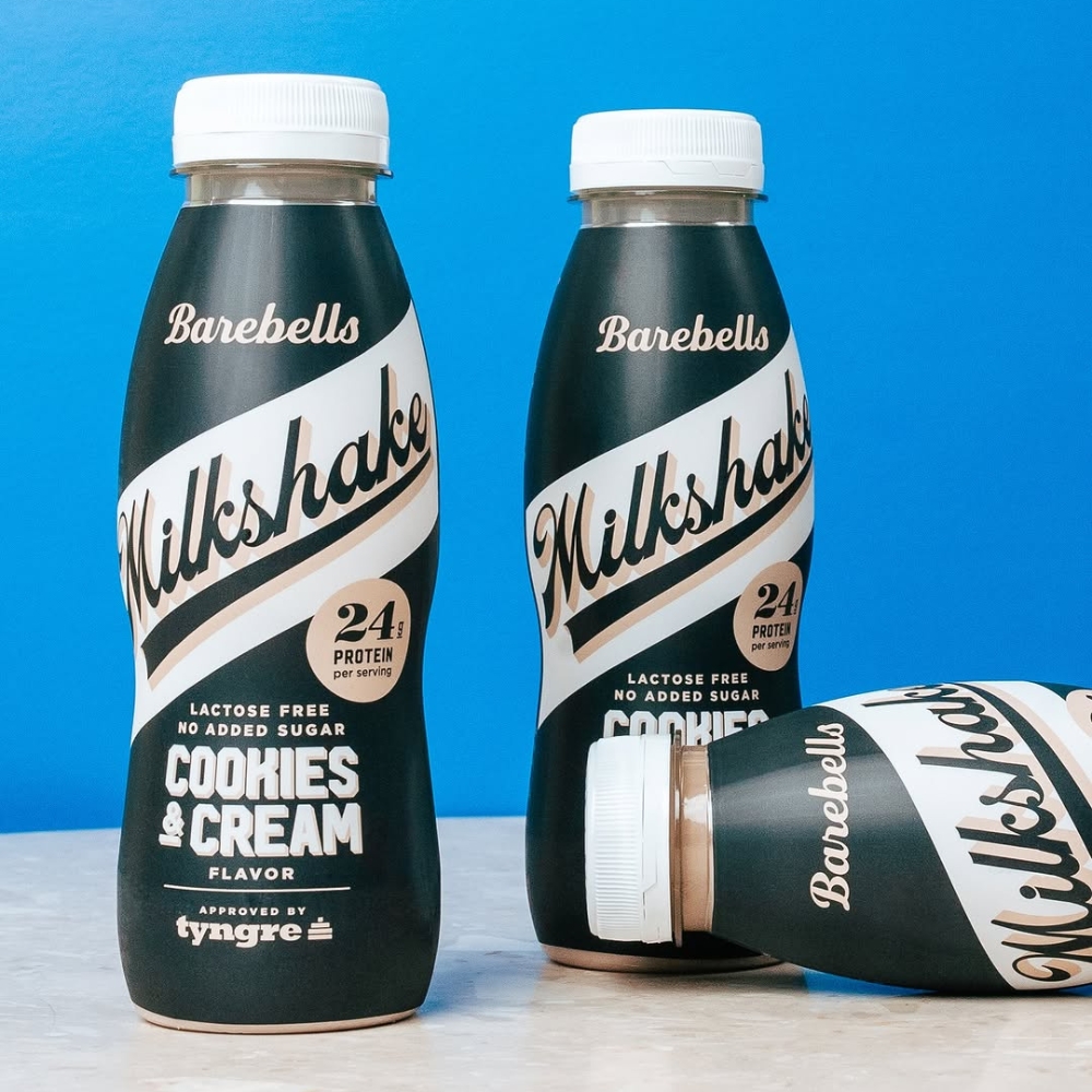 Pack 8x Batidos de Proteínas 330ML  Sabor Cookies & Cream  Alto Contenido de Proteína  Sin Azúcares Añadidos  Barebells - 1