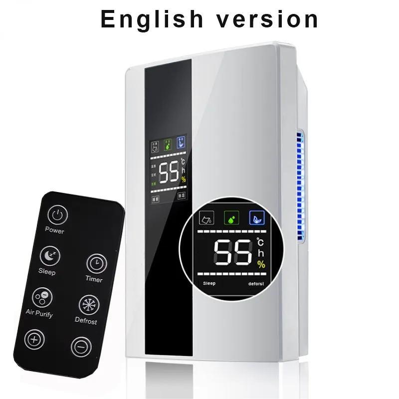 Deshumidificador y Purificador de Aire 2 en 1 Portátil de Alta Gama, Deshumidificador Inteligente - Ideal para Hogar, Cuarto y Cocina - 1
