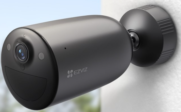 EZVIZ EB3 4G Cámara de vigilancia exterior con resolución 2K, batería recargable de 5200 mAh, visión nocturna a color, detección inteligente por IA, defensa activa, almacenamiento en microSD y sin necesidad de WiFi ni cables. - 1