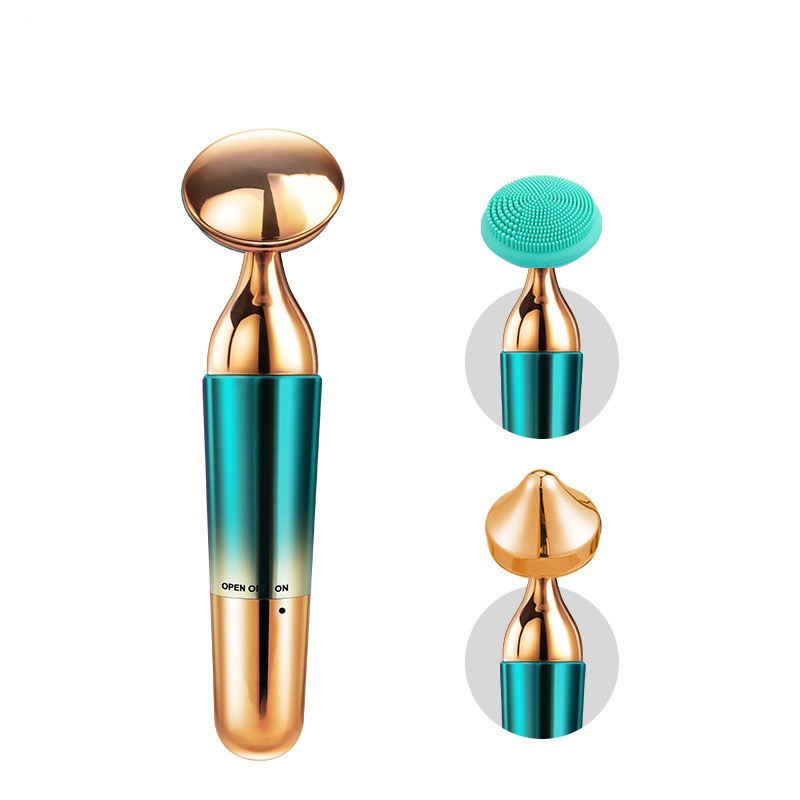 Masajeador Facial Ultrasónico 3-en-1 con Vibración de Alta Frecuencia, Limpieza Profunda, Nutrición e Efecto Lifting para Rostro y Cuello - 1