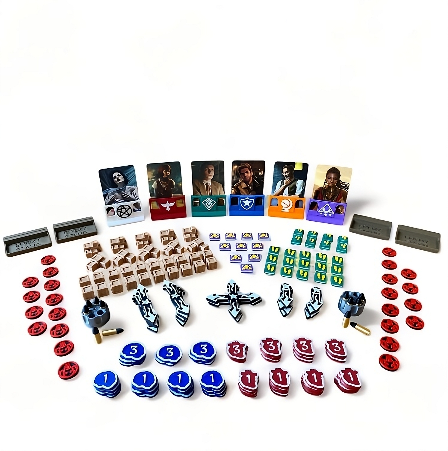 Arkham Horror LCG Juego de Mesa - Pack de Mejora Deluxe [x200 piezas] - 2 diferentes PACKS de Arkham Horror - Mejora de Tokens Deluxe - No oficial. - 1