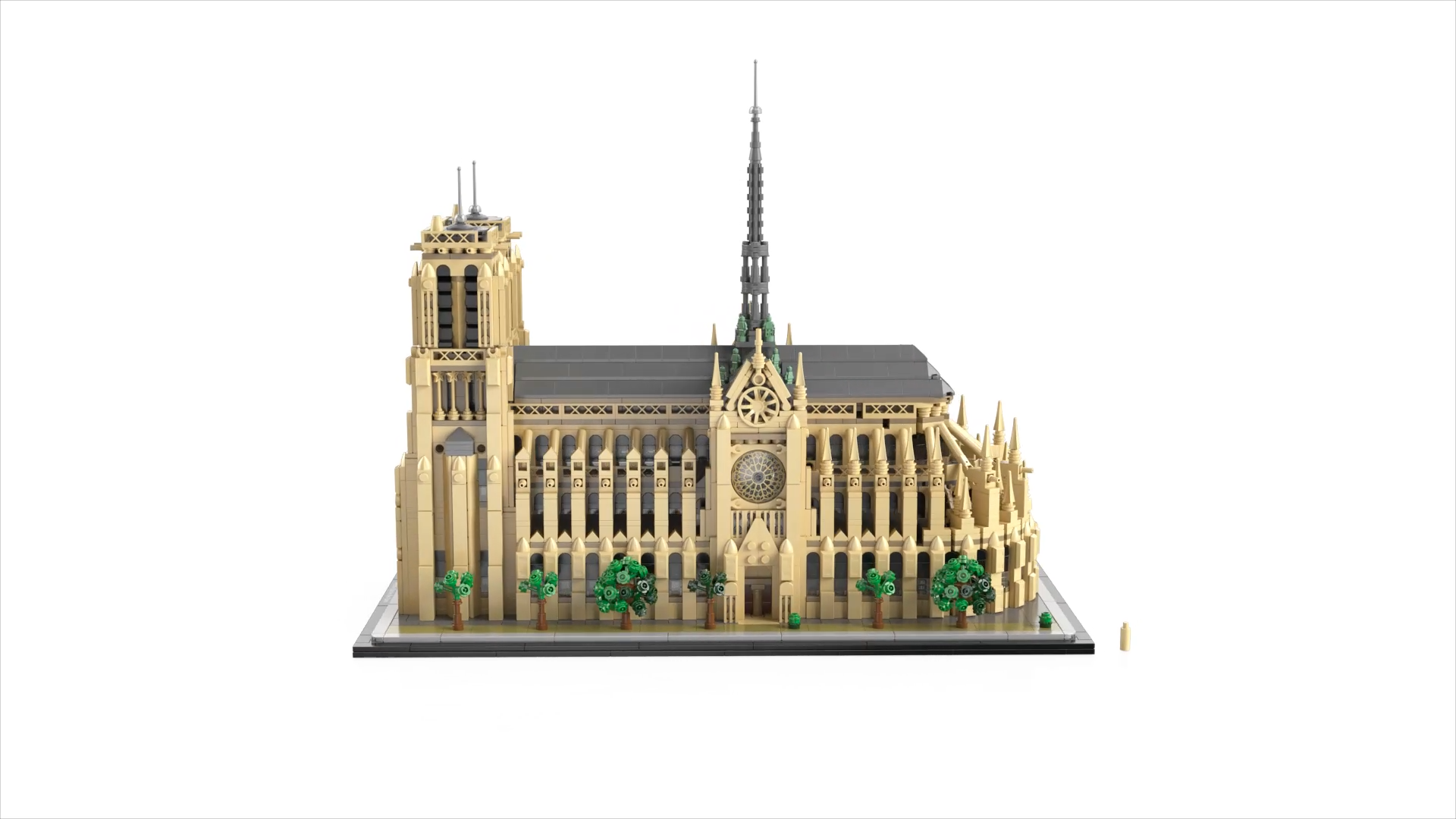 LEGO 21061 Architecture Landmarks Collection Notre Dame de París Kit de maqueta arquitectónica - 1