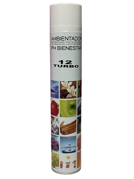 🟠 Ambientador Spray Turbo PH Bienestar, 🟠nº12 (Ambar) Elimina Olores de Tabaco y Mascotas, 750ml - ¡Dile Adiós a los Malos Olores en Casa y Oficina! - 1
