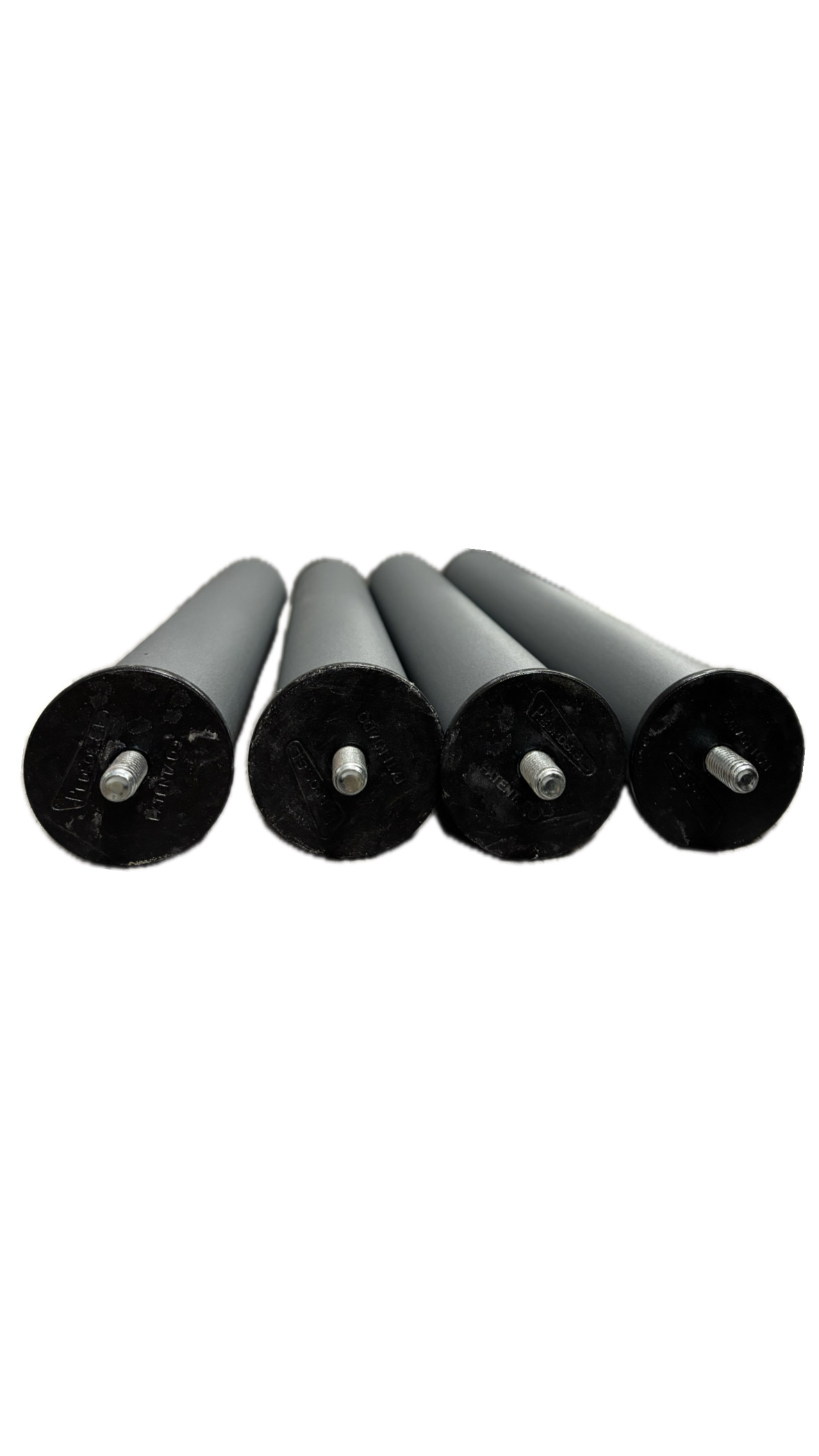 patas metálicas para base tapizada y somier 25 cm - 1