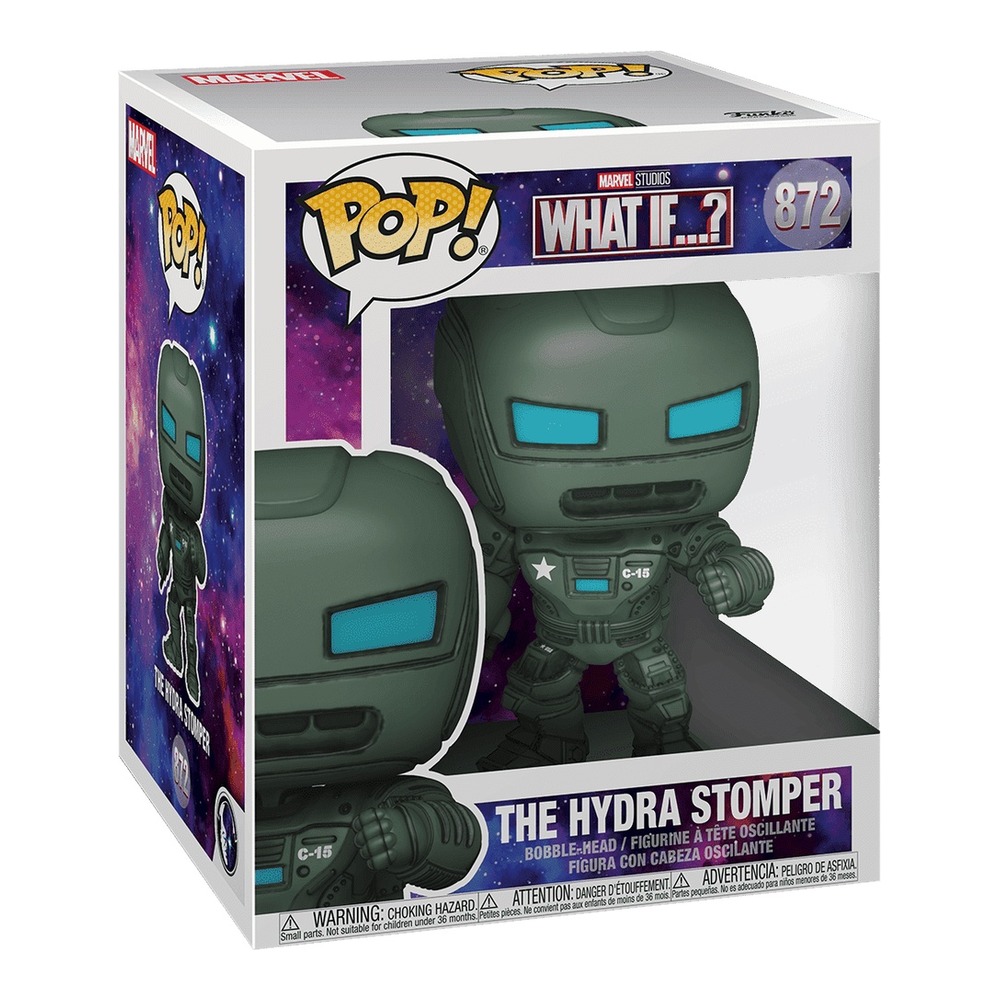 FUNKO POP! SUPER MARVEL - WHAT IF...? - HYDRA STOMPER, 55813, Nº 872, TIENDA CON LICENCIA OFICIAL, FIGURA, JUGUETE, CABEZÓN, VINILO, MUÑECO, SUPERHÉROES, COMICS, SERIE, TELEVISIÓN, DIBUJOS - 1
