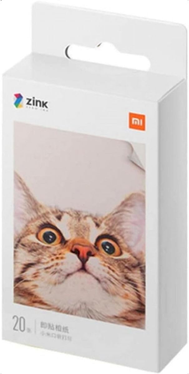 Xiaomi Mi Portable Photo Printer Paper - Papel Fotográfico Portátil para Impresora Fotográfica de 3 Pulgadas | 5 x 7.6 cm | 20 Hojas | Recambio - TEJ4019GL - 1