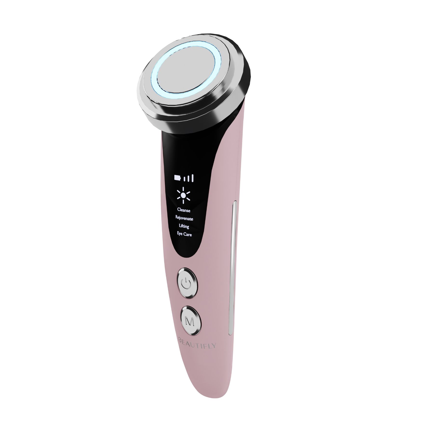 BEAUTIFLY - B-Glossy Blush – Mesoterapia Facial con EMS, Calor, Frío, LED, Antiaging, Limpieza Profunda y Rejuvenecimiento Facial Profesional en Casa para Todo Tipo de Piel - 1