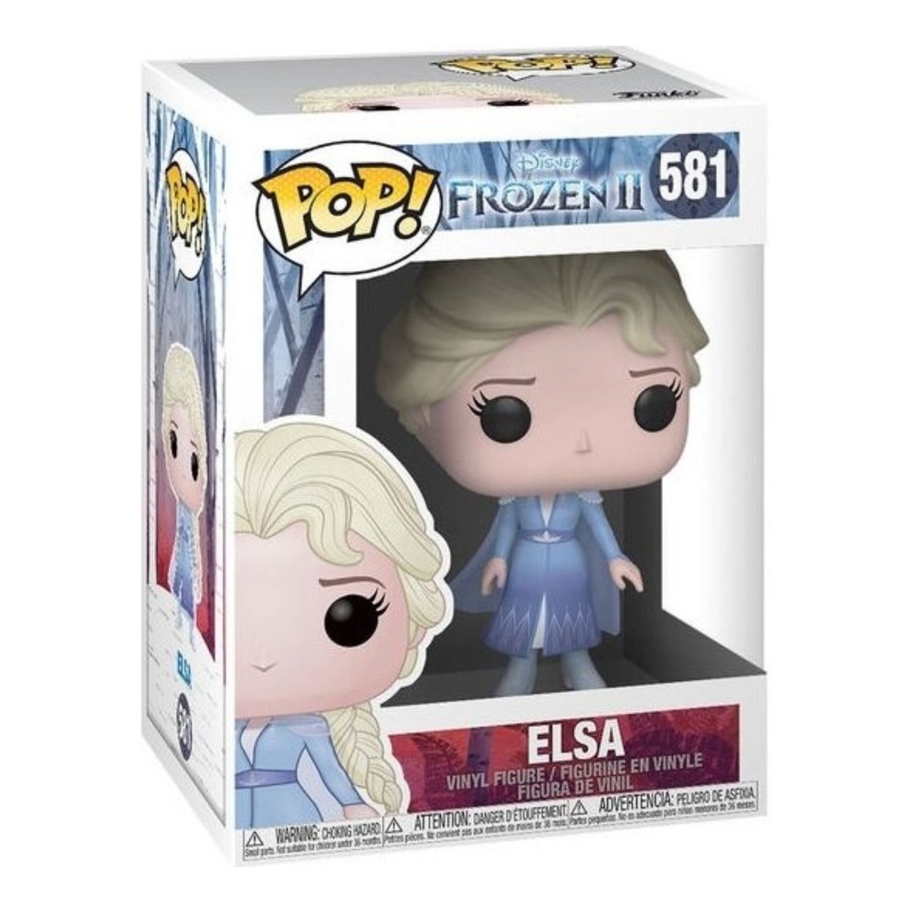 FUNKO POP! DISNEY: FROZEN 2 - ELSA, 40884, Nº 581, TIENDA CON LICENCIA OFICIAL, FIGURA, JUGUETE, CABEZÓN, VINILO, MUÑECO, PELÍCULA, DIBUJOS, PRINCESA - 1