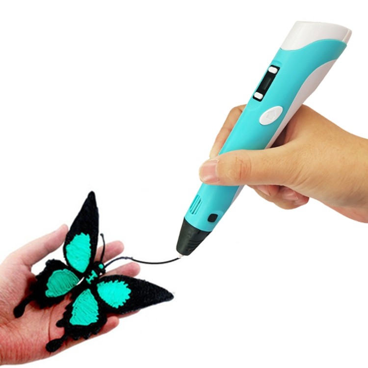 Boligrafo 3D Para Niños AD. TECH, Impresion 3D, Filamentos, Adaptador de Corriente, Protectores de dedos - 1