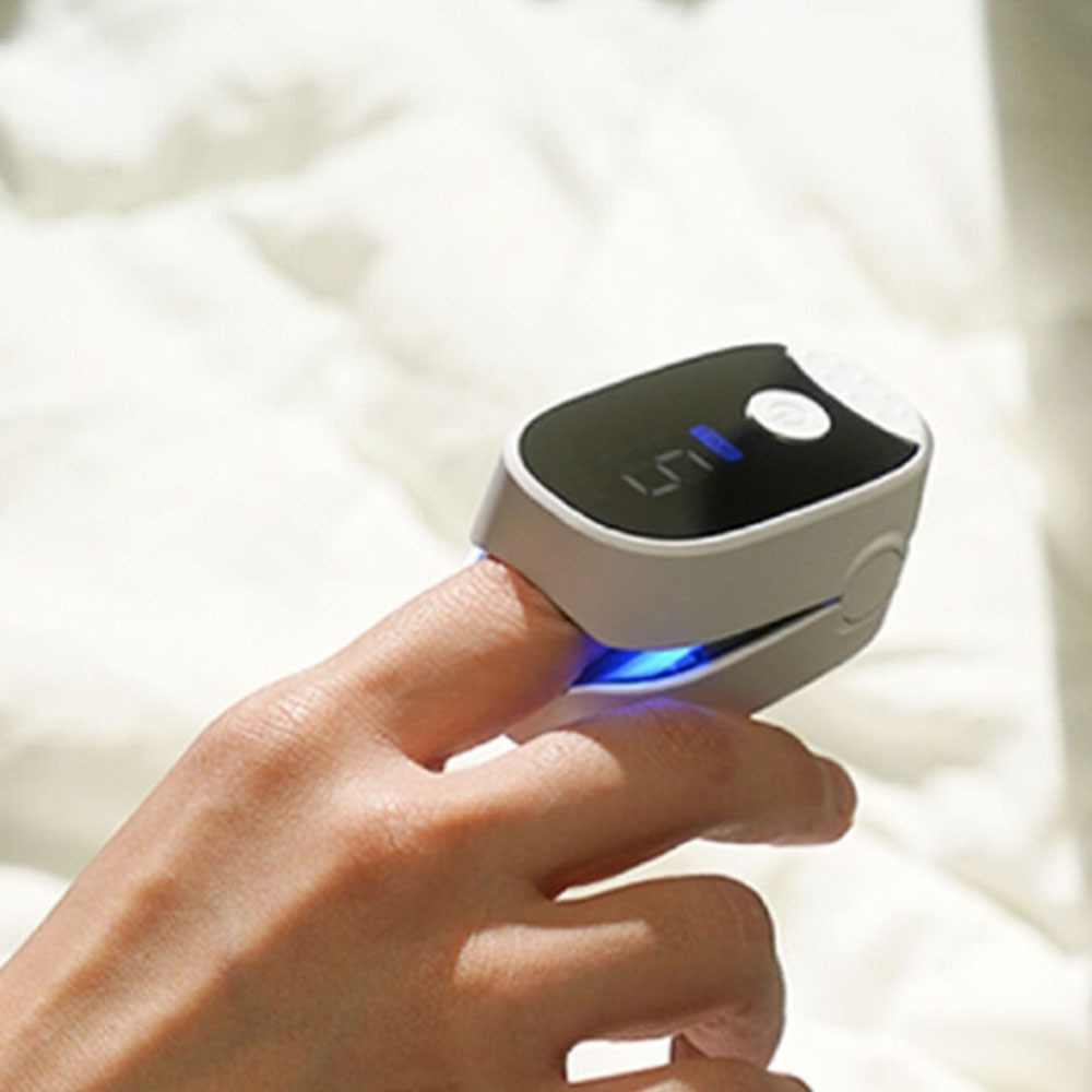 Lámpara para cuidado de hongos en las uñas, luz para manicura, limpiador de uñas portátil para manos y pies con pantalla digital (uso doméstico) - 1