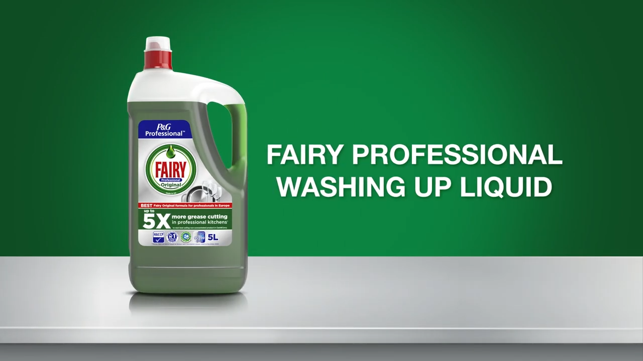 Fairy Professional Original - Líquido lavavajillas a mano 5 litros + FAIRY Maxi Poder 450ml Antigrasa - 1