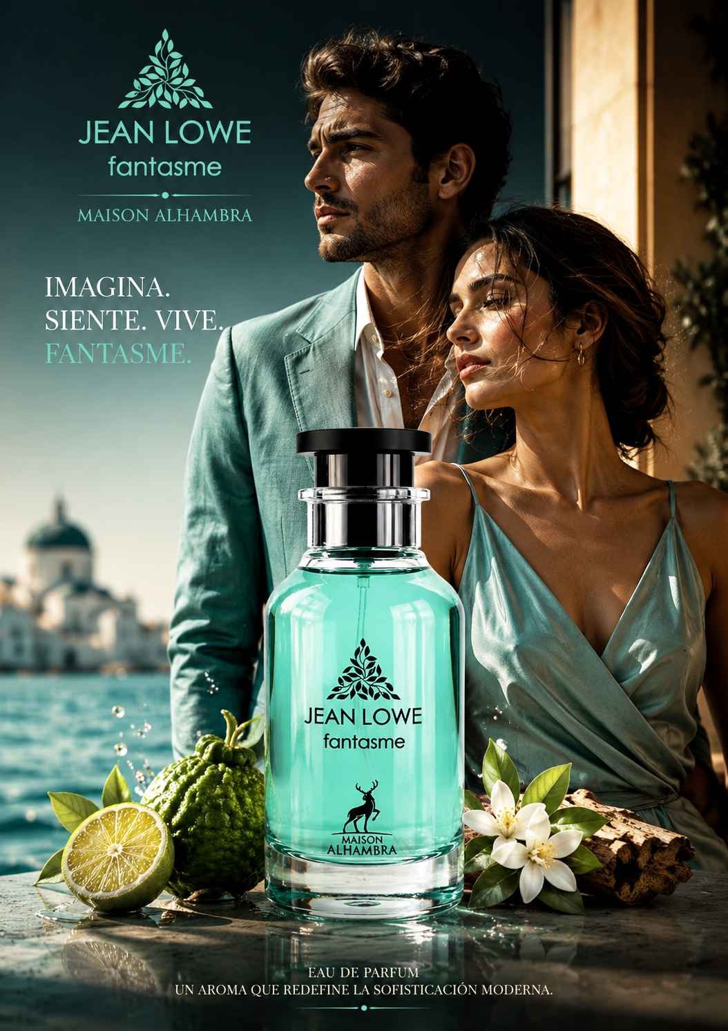 Maison Alhambra Jean Lowe Fantasme Eau de Parfum 100 ml · Unisex · Tipo Imagination · Té Negro & Cítricos Premium — oferta en Miravia