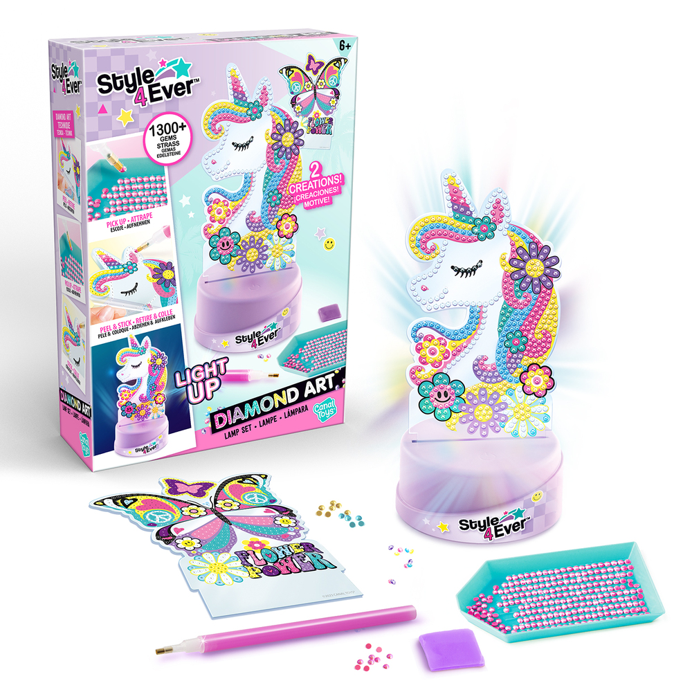 Diamond Art Lamp Set - Style 4 Ever - Canal Toys - OFG299 - 1