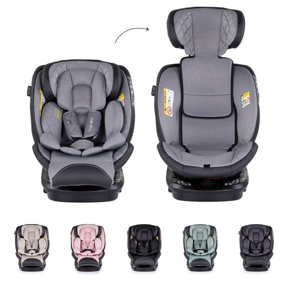 CHIPOLINO Silla de auto HYPNOTIC i-size (40-150cm)  Con Isofix y rotación 360º de Chipolino - 1