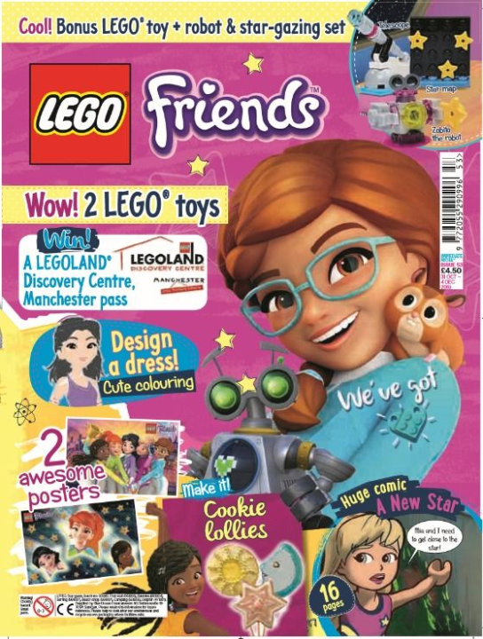 LEGO MAGAZINE FRIENDS Activity Book Issue 53 with foil pack