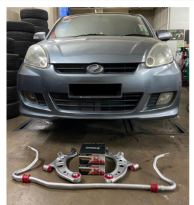 Lower Arm Polyman 100% Silicone performance racing bush ( Without Rack ) - Perodua Myvi