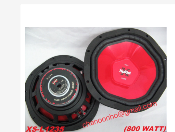 Sony xplod 15 subwoofer hot sale red