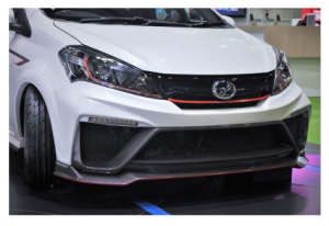GT Front Bumper (Fiber) - Perodua Myvi 2018 ( Gen 3 )
