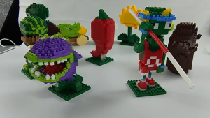 Bộ đồ chơi xếp hình Plants vs Zombies cho bé - Khối xây dựng hạt nhỏ 3D giáo dục phát triển tư duy sáng tạo