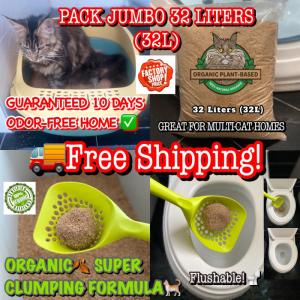 Mountain Village Rice Girl   32 Liters Organic Super Clumping Formula #Cat LitterPasir Kucing