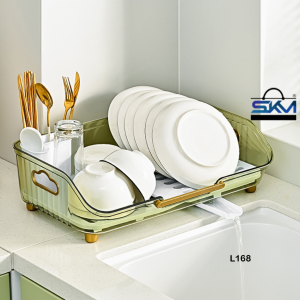 Lunn SKM Kitchen Rack Bowl Plate Utensils Organizers Draining Dish Shelf L168