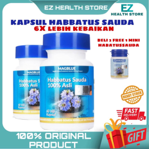 Wellness Corne LULUS KKM Kapsul Habbatus Sauda Original Habbatus Sauda Black Seeds Capsule Magic Blue Minsyam Habasyi