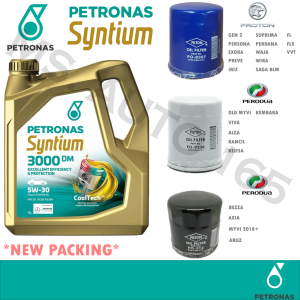 Ride Ready Store Petronas Syntium 3000 5W30 Fully Synthetic 4L Kereta Minyak Hitam