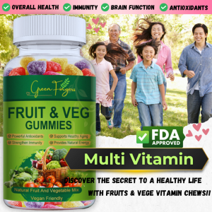 My Nature Shop Fruits  Vege Complex Gummies Multivitamin-Kids Adult Boost Immunity Energy Booster Overall Health Stamina 蔬果维生营养素增强免疫力