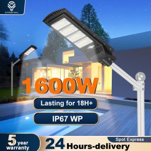 Bright Cabin 2000W lampu solar light outdoor lighting  Modes Remote Control Auto ON  OFF waterproof light lampu light Street light