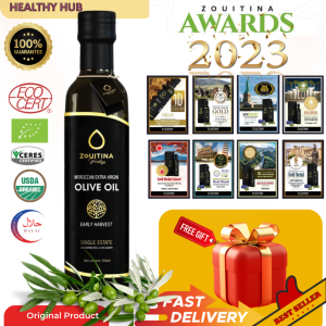 Wellness Corne FREEGIFT+SHIPPING+PROMOSI ORIGINAL HQ 250ML ZOUITINA MOROCCON EXTRA VIRGIN OLIVE OIL SINGLE STATE MINYAK ZAITUN ASLI