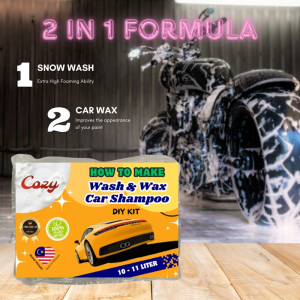 Ride Ready Store Cozy Ultimate Nano Wash Wax Car Shampoo DIY KIT 2 in 1 High Quality Wash Car Wash Shampoo