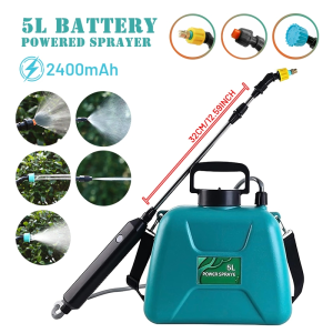 Metal Mart 8L5L Capacity Electric Garden Pressure Sprayer Garden Mist Sprayer Knapsack Battery Sprayer Pump Pam Racun Bateri