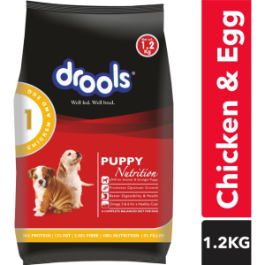 MY PETS HOME Drools Dog food Chicken and Egg puppy 1.2kg