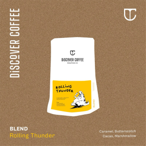 Pure Wellness Outlet ESPRESSO BLENDRolling Thunder Fresh Roasted Coffee 100 Arabica Coffee bean Powder Kopi 意式浓缩咖啡拼豆咖啡粉