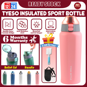 TYESO TS-8817B Theos Tumbler Sports With Free Sarung Bag 600ml 304 Stainless Steel Flask Water Bottle Botol Air 保温瓶保温杯