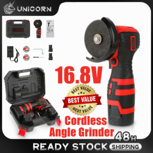 Metal Mart XTITAN 16.8V Mini Portable Angle Grinder Cordless Mesin Gerinda Tangan Polishing Machine with Free 2 Disc Saw Blade