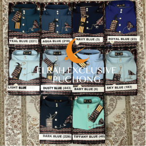 RAMADAN STATE NEW DESIGN 2024 EDITION (FREE SAMPIN DAN 4 LAGI BARANG FREE) BAJU MELAYU ELRAH EXCLUSIVE ULTIMATE 2.0 SLIMFIT NAVY BLUE