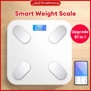 千莲 81 in 1 Smart Weight Scale Digital Body Fat Bluetooth Body Weight Penimbang Berat Weighing Scale LCD High Accuracy 体脂秤体重