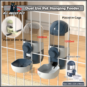 Mountain Village Rice Girl Pet Food Bowl Can Hang Stationary Dog for Cat Cage Feeder Bowls Dogs Hanging Bowls Puppy Rabbit Kitten Feeder