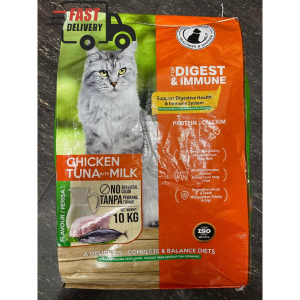 MY PETS HOME Cat Food Chicekn Tuna With Milk ( Protein 28 ) 10KG For Digest  Immune  Family Pets  Makanan Kucing
