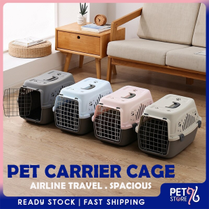Mountain Village Rice Girl SECURE PACKING Stock Premium Quality Pet Air Case Dog Cat Cage Box Travel Carrier Sangkar Bergerak Kucing 空运宠物笼