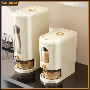 【free shipping】rice dispenser rice storage 1020kg Insect Moisture Proof cereal container barang dapur beras bekas peralatan dapur 厨房用品 bekas beras