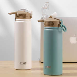 530ml750ml Tyeso Vacuum Insulated Bottle Tumbler Portable Stainless Steel Sport Water Bottle