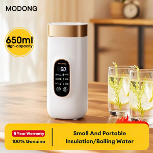 Lunn 【Malay plug】MODONG  Portable Kettle Electric Water Kettle Heating Insulation Cup Travel Electric Water Cup