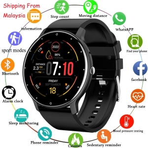 Renewed Vitality Outlet ZL02 Smart Watch Bluetooth Phone Call Waterproof Fitness Tracker Full Touch Screen Heart Rate Multifunctional Sport Running Watch Jam Tangan Lelaki Original Telefon Blood Pressure Monitor Bluetooth For Android iOS