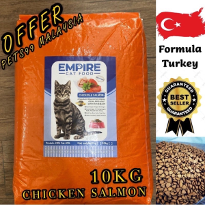 MY PETS HOME EMPIRE PREMIUM MAKANAN KUCING 10KG DEWASA DAN KITTEN AYAM SALMON (CAT FOOD)