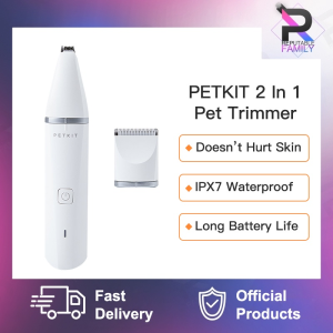 Mountain Village Rice Girl ❤Petkit 2 in 1 Electric Trimmer Pet Hair Clippers Dog Shaver Cat Foot Hair Trimmer Shearing Clippers Hair Care♜