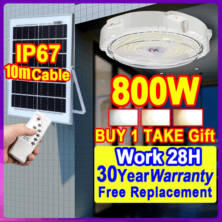 solar ceiling light outdoor waterproof IP67 indoor led street lamp ...