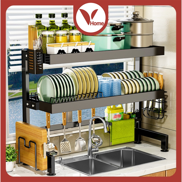 Dish Rack Layers Vhome 12 Layers Dish Rack Over Sink Dish Drying Rack Dish Drainer ...
